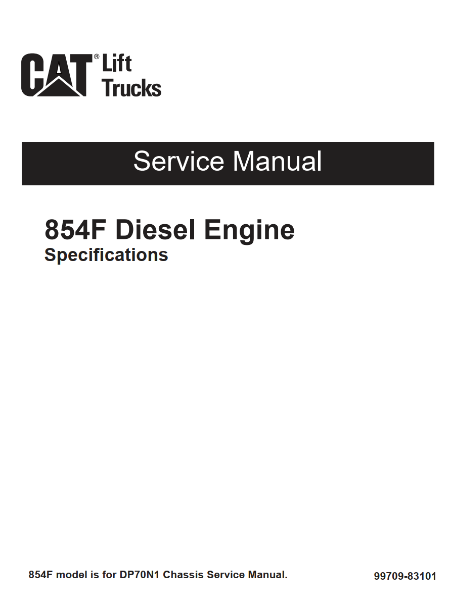 CATERPILLAR CAT 854F SPECIFICATIONS