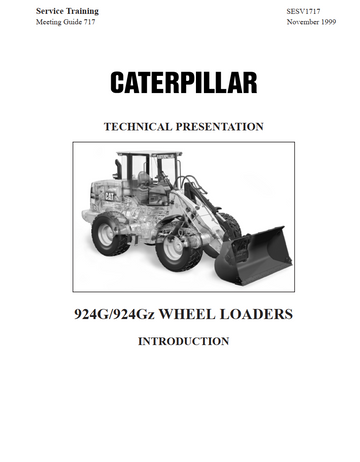 CATERPILLAR CAT 924G WHEEL LOADER