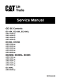 CATERPILLAR CAT EC15K EC18K EC18KL EC20K EC25K EC25KE EC25KL EC30K EC30KL GE SX CONTROLS