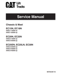 CATERPILLAR CAT EC15N EC18N EC20N EC25N EC25EN EC25LN EC30N FORKLIFT