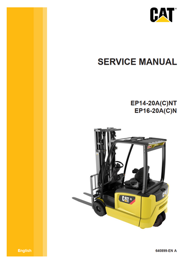 CATERPILLAR CAT EP14-20A(C)NT EP16-20A(C)N SERVICE MANUAL