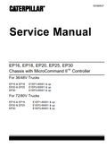 CATERPILLAR CAT EP16, EP18, EP20, EP25, EP30 CHASSIS WITH MICROCOMMAND II CONTROLLER LIFT TRUCK