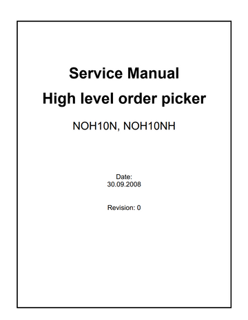 CATERPILLAR CAT NOH10N NOH10NH STACKER