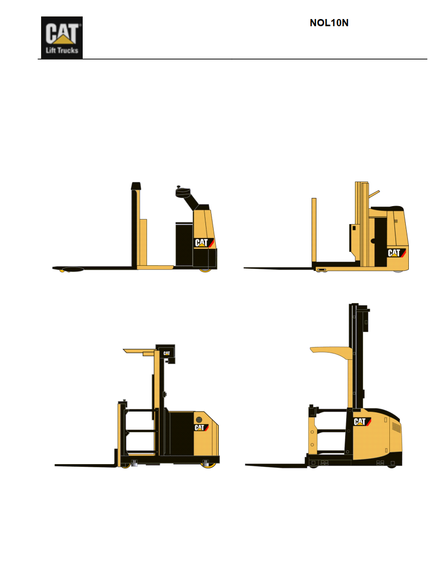 CATERPILLAR CAT NOL10N FORKLIFT PARTS MANUAL