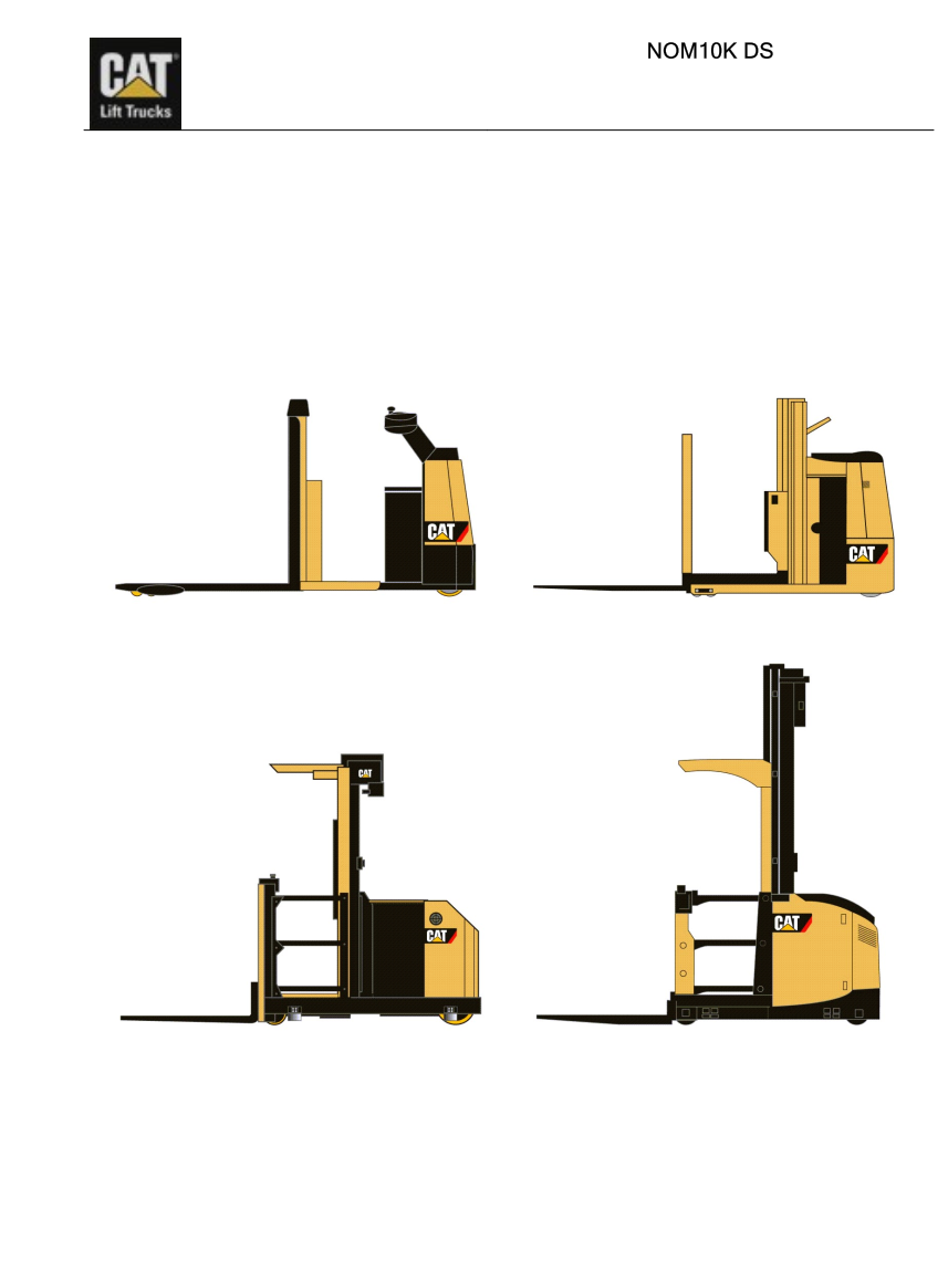 CATERPILLAR CAT NOM10K DS FORKLIFT PARTS MANUAL