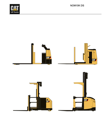CATERPILLAR CAT NOM10K DS FORKLIFT PARTS MANUAL