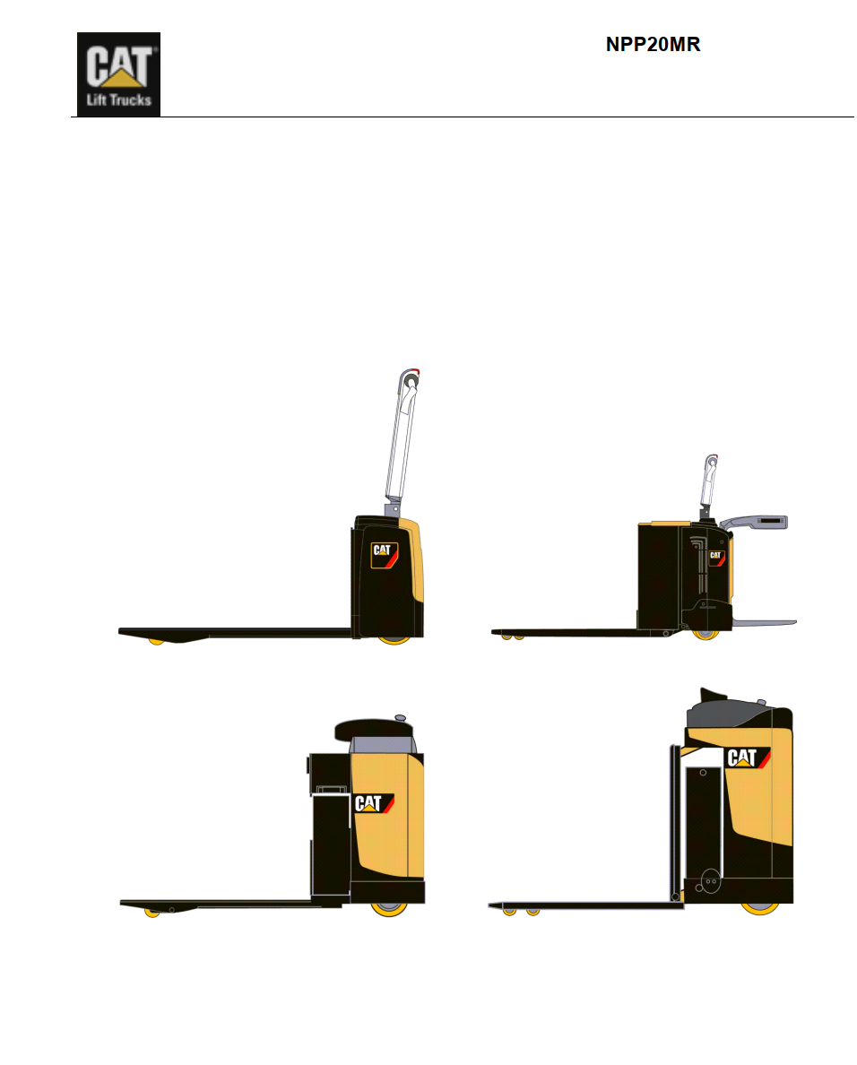CATERPILLAR CAT NPP20M FORKLIFT PARTS MANUAL