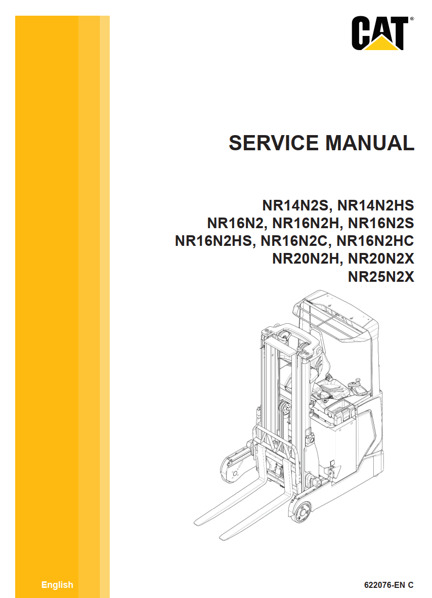 CATERPILLAR CAT NR14N2S NR16N2 NR20N2H NR25N2X LIFT TRUCK