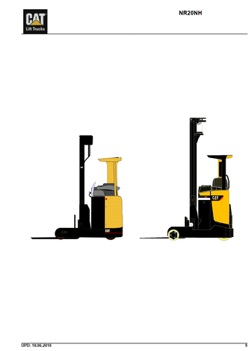 CATERPILLAR CAT NR20NH NR25NH FORKLIFT PARTS MANUAL