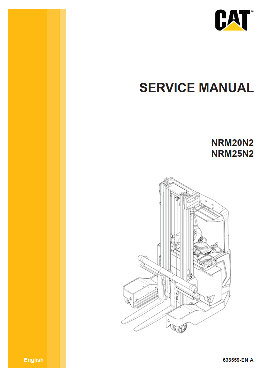 CATERPILLAR CAT NRM20N2 NRM25N2 REACH TRUCK