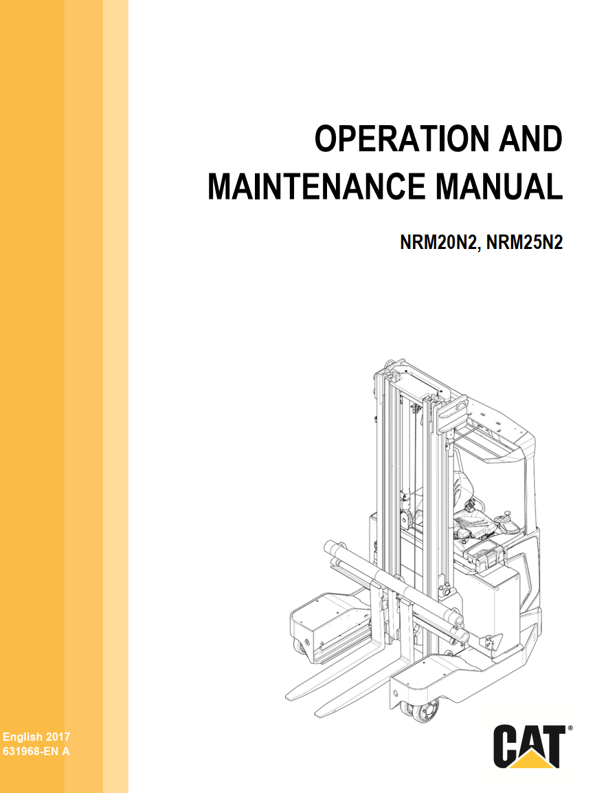 CATERPILLAR CAT NRM20N2 NRM25N2 REACH TRUCK