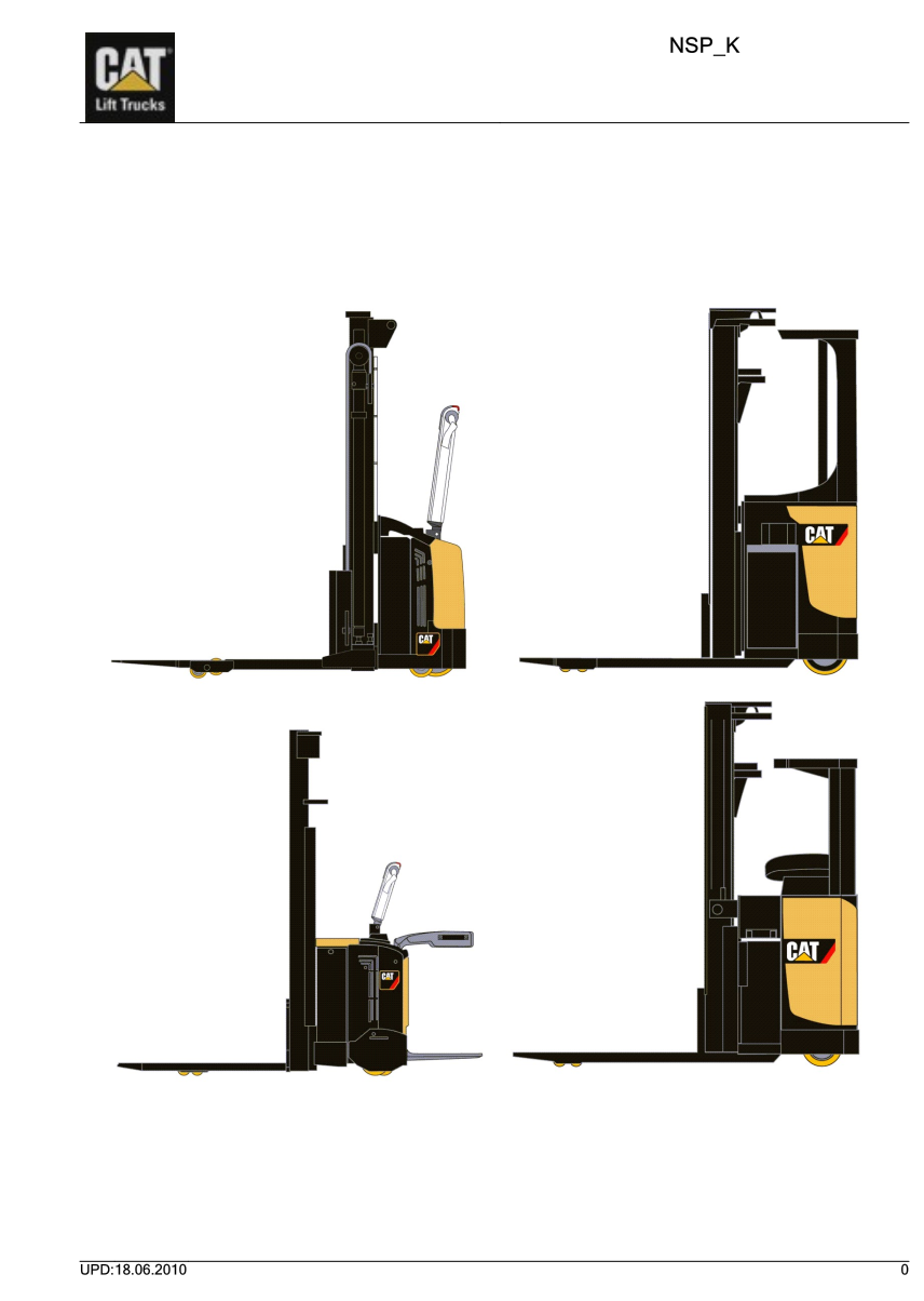 CATERPILLAR CAT NSP_K FORKLIFT PARTS MANUAL