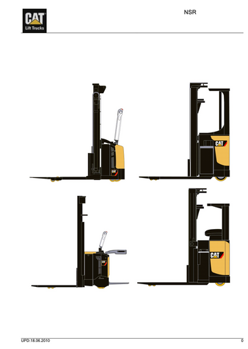 CATERPILLAR CAT NSR_K FORKLIFT PARTS MANUAL
