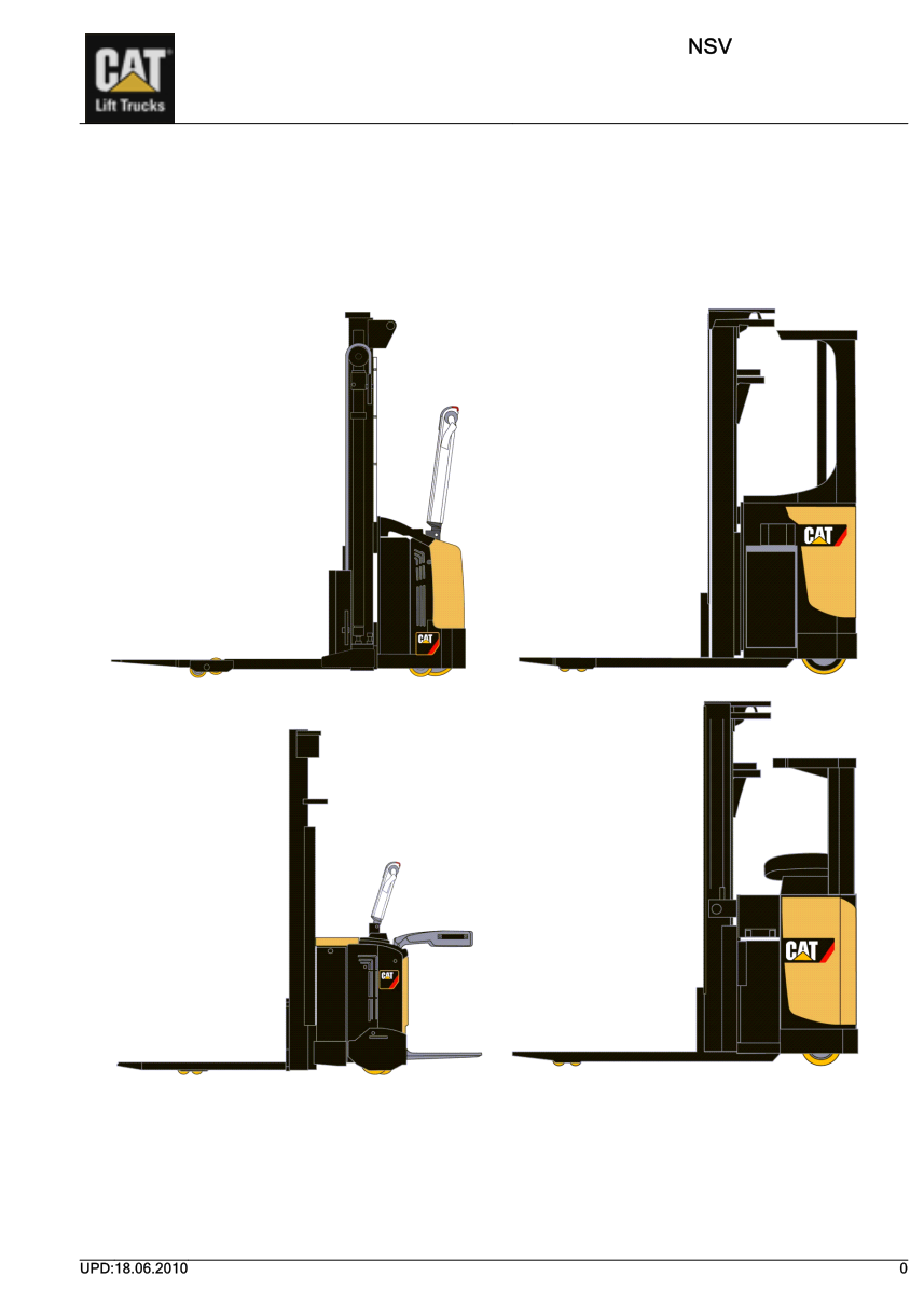 CATERPILLAR CAT NSV FORKLIFT PARTS MANUAL
