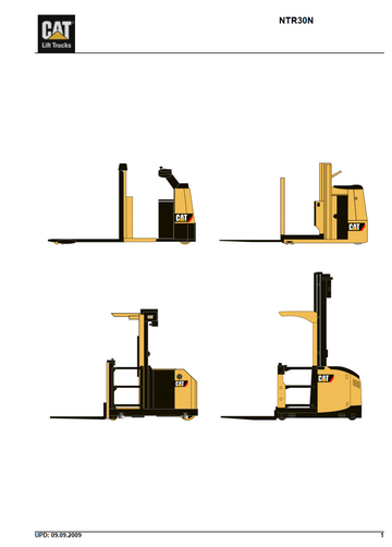 CATERPILLAR CAT NTR30N FORKLIFT PARTS MANUAL