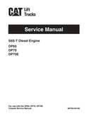 CATERPILLAR CAT S6S-T INDUSTRIAL DIESEL ENGINE