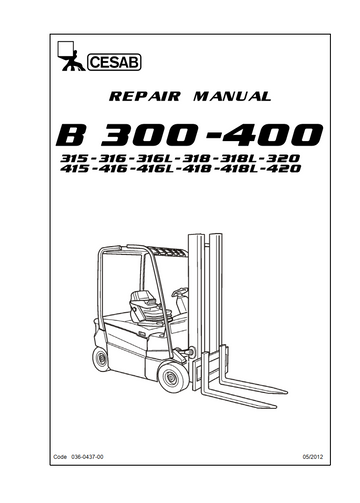CESAB B300 B400 315 316 316L 318 318L 320 PALLET TRUCK