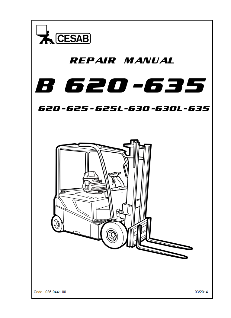 CESAB B620 - B635 620 625 625L 630 630L 635 PALLET TRUCK