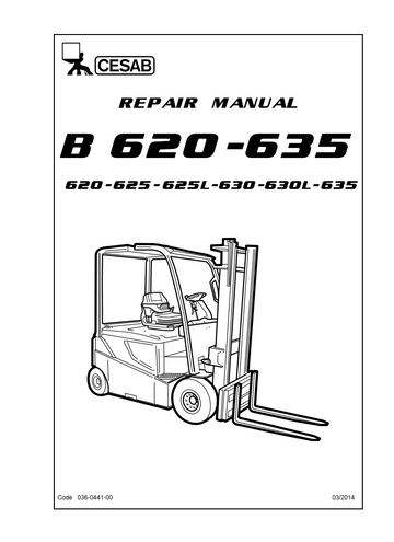 CESAB B620 - B635 620 625 625L 630 630L 635 PALLET TRUCK