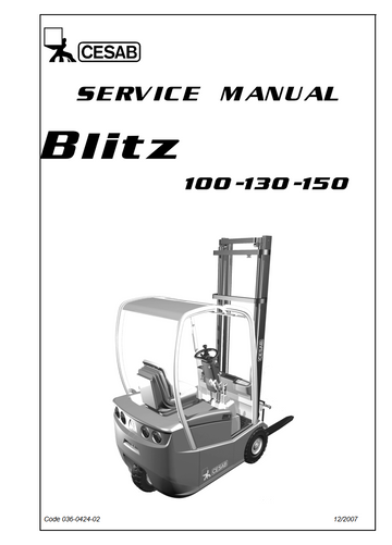 CESAB BLITZ 100 SERIES 100 130 150 PALLET TRUCK