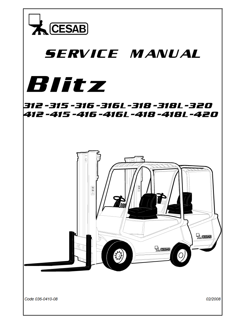 CESAB BLITZ 300 AC SERIES ELECTRIC PALLET TRUCK