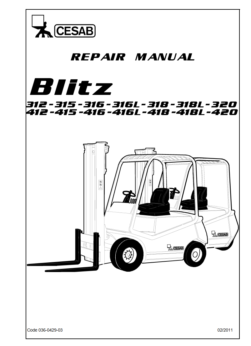 CESAB BLITZ 400 AC RESTYLING SERIES PALLET TRUCK