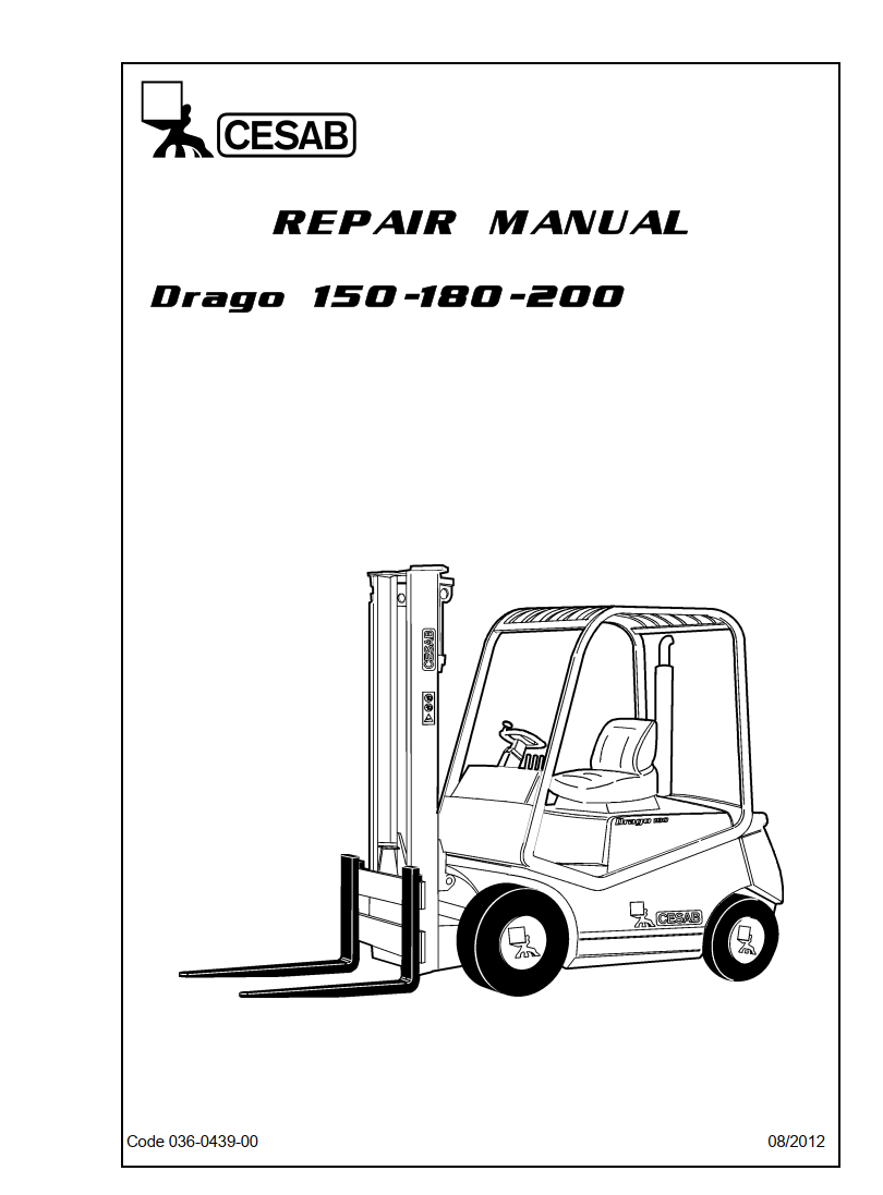 CESAB DRAGO 150 180 200 DIESEL LPG TRUCK