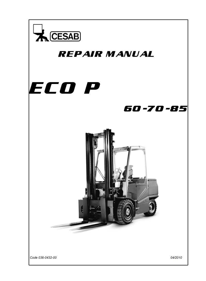 CESAB ECO P60 P70 P85 SERIES PALLET TRUCK