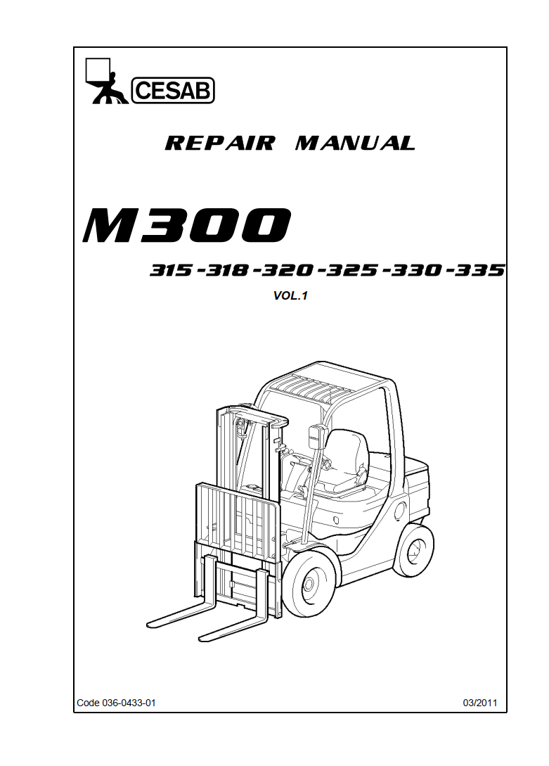 CESAB M300 315 318 320 325 330 335 TRUCK