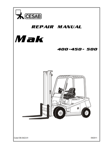 CESAB MAK 400 450 500 SERIES PALLET TRUCK