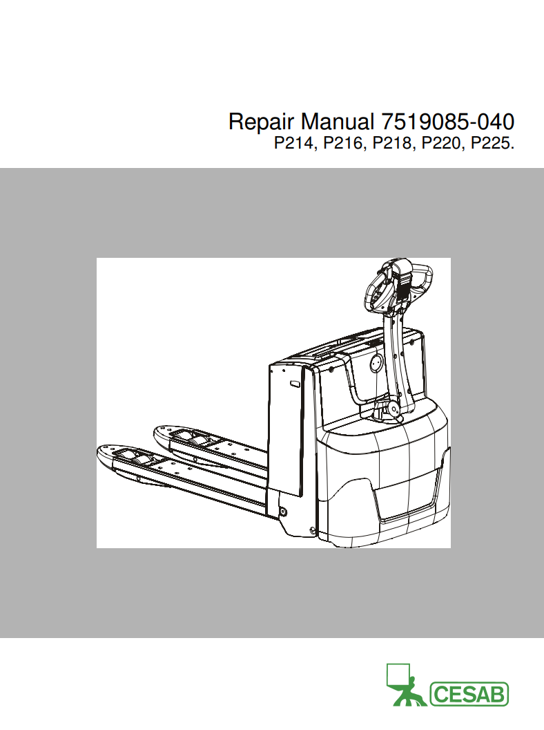 CESAB P216 FORKLIFT TRUCK