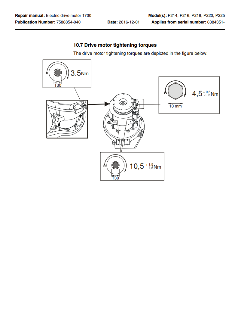 CESAB P225 ELECTRIC FORKLIFT