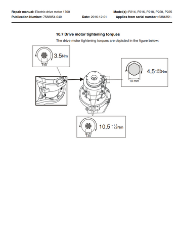 CESAB P225 ELECTRIC FORKLIFT