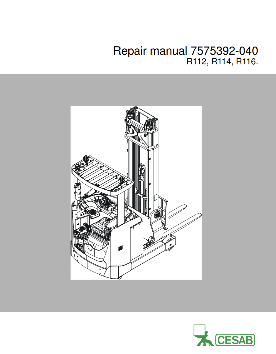 CESAB R112 ELECTRIC PALLET FORKLIFT TRUCK