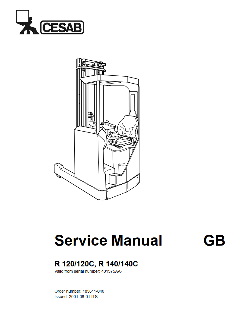 CESAB R140C ELECTRIC FORKLIFT