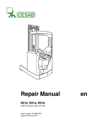 CESAB R214 ELECTRIC PALLET FORKLIFT