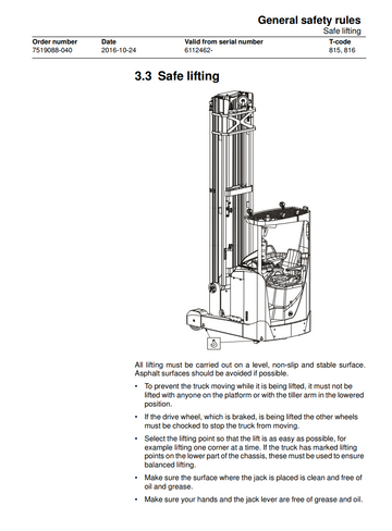 CESAB R316CC ELECTRIC PALLET FORKLIFT