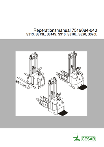 CESAB S313L PALLET TRUCK