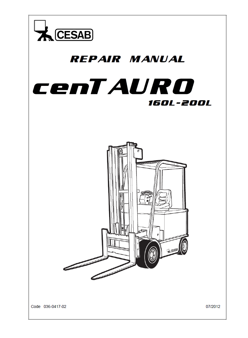 CESAB cenTAURO 160L - 200L SERIES BATTERY PALLET TRUCK
