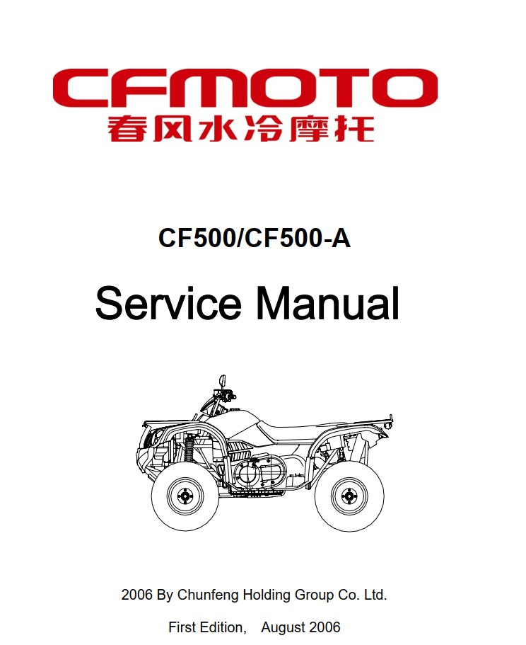 CFMOTO CF MOTO CF500 CF500-A ATV