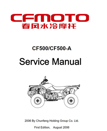 CFMOTO CF MOTO CF500 CF500-A ATV