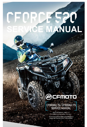 CFMOTO CF MOTO CFORCE 520 ATV