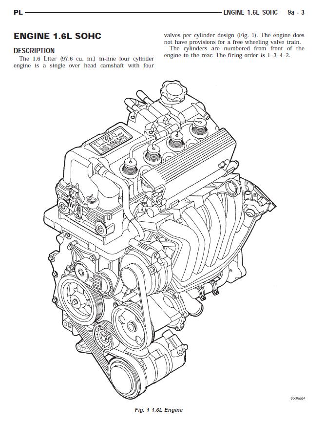 CHRYSLER NEON DODGE NEON 2000-2005