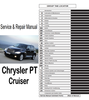 CHRYSLER PT CRUISER 2001-2008