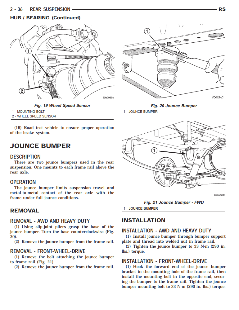 CHRYSLER VOYAGER 2001-2007