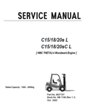 CLARK C15 C18 C20S L AND C L HMC THETA2.4 WOODWARD ENGINE FORKLIFT