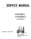 CLARK C15 C18 C20S L AND C L PSI 4G63 ENGINE FORKLIFT
