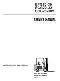 CLARK EPG20-30 ECG20-32 ECG20-30X FORKLIFT