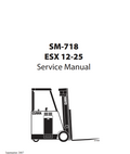 CLARK ESX 12 - 25 FORKLIFT TRUCK