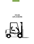 CLARK GPX 35 GPX 40 GPX 50E FORKLIFT